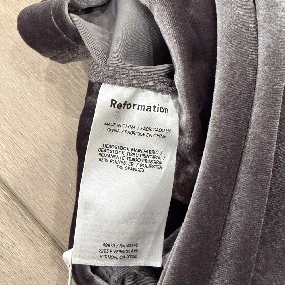 Reformation Women’s Maria Knit Skirt Velvet Stone Size XS $128